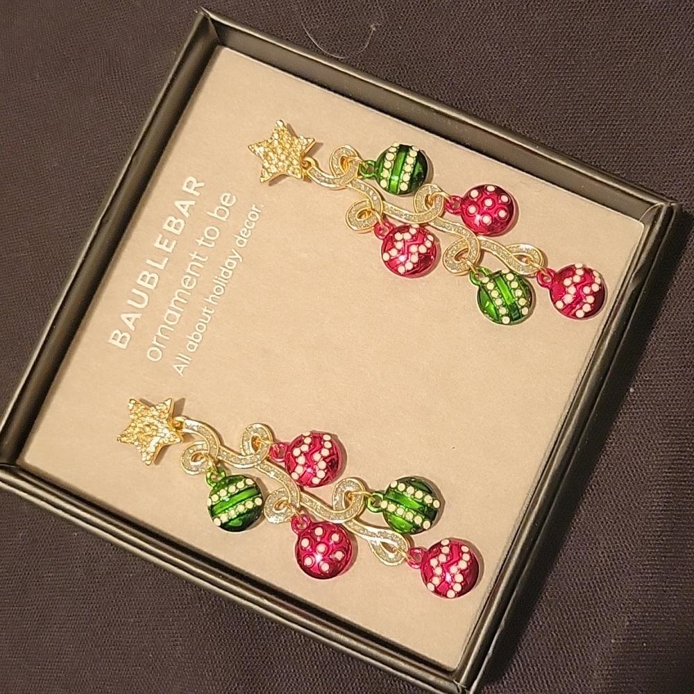 Baublebar Christmas Earrings